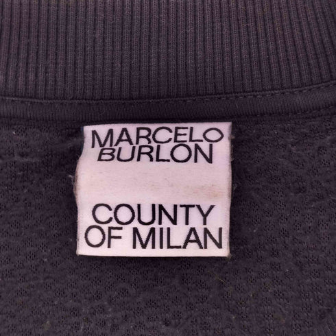 マルセロバーロン MARCELO BURLON COUNTY OF MILAN ロゴ刺繍ボアプルオーバー メンズ JPN:S